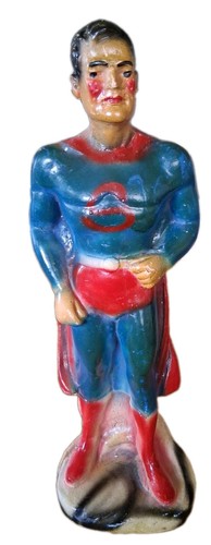 Vintage chalkware superman - vintage,