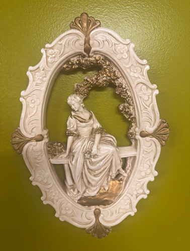 Vintage chalkware hollywood - chalkware,
